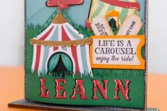 Metal Die - Vintage Carnival - Carnival Alphabet