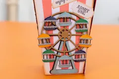 Metal Die - Vintage Carnival - Ferris Wheel