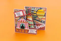 Metal Die - Vintage Carnival - Vintage Hot Air Balloon