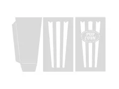 Stencil & Die Set - Vintage Carnival - Treat Box