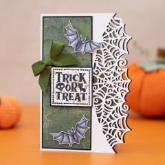 Metal Cutting Die - Vintage Halloween - Edgeable Swirling Web