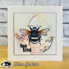 Visible Image - Clear Stamps - Bee Happy