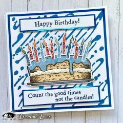 Visible Image - Clear Stamps - Blow Out The Candles