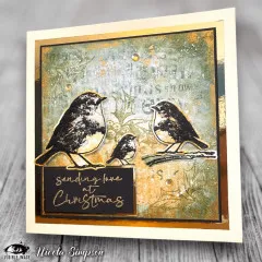 Visible Image - Clear Stamps - Christmas Robin
