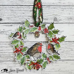 Visible Image - Clear Stamps - Christmas Robin