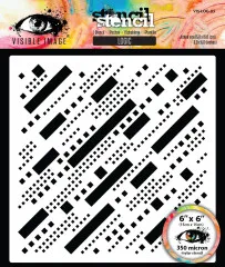 Visible Image - Stencil - Grunge Florals - Logic