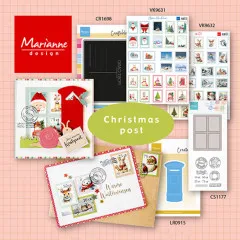 Schneidebogen A4 - Stamps Classic Christmas