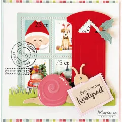 Schneidebogen A4 - Stamps Classic Christmas