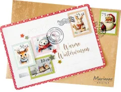 Schneidebogen A4 - Stamps Classic Christmas