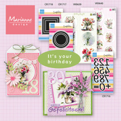 Schneidebogen A4 - Sweet Bouquets