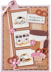 Schneidebogen A4 - Stamps Coffee & Tea
