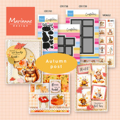 Schneidebogen A4 - Autumn Stamps