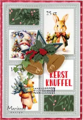Schneidebogen A4 - Christmas Stamps