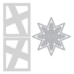 Hero Arts - Cutting Dies & Stencil Bundel - Very Merry - Star