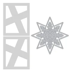 Hero Arts - Cutting Dies & Stencil Bundel - Very Merry - Star