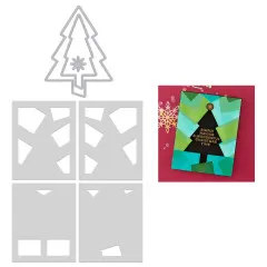 Hero Arts - Cutting Dies & Stencil Bundel - Very Merry - Tree