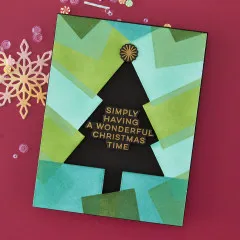 Hero Arts - Cutting Dies & Stencil Bundel - Very Merry - Tree