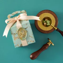 Spellbinders - 3D Wax Seal Stamp - Poinsettia Bouquet