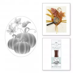 Spellbinders - 3D Wax Seal Stamp - Pumpkin Trio