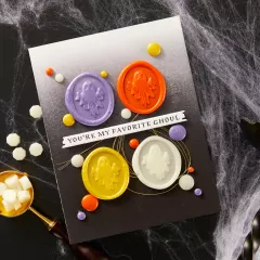 Spellbinders - 3D Wax Seal Stamp - Boo!