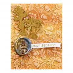 Spellbinders - 3D Wax Seal Stamp - Acorn Trio