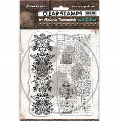 Stamperia Clear Stamps - Sir Vagabond in Fantasy World - 2 Borders