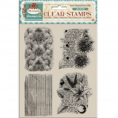 Stamperia Clear Stamps - The Nutcracker - Poinsettia