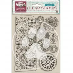 Stamperia Clear Stamps - Master of Magic - Border and Circles