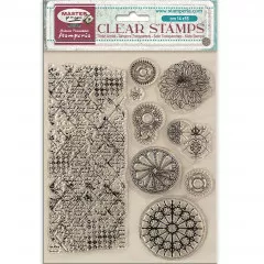 Stamperia Clear Stamps - Master of Magic - Border and Circles