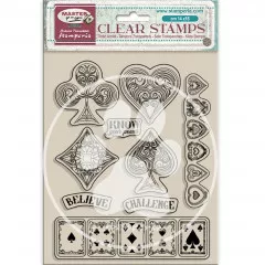 Stamperia Clear Stamps - Master of Magic - Playing Cards