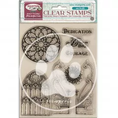 Stamperia Clear Stamps - Master of Magic - Gothic Elements