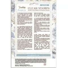 Stamperia Clear Stamps - Timeless - Flowers and Hearts