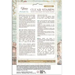 Stamperia Clear Stamps - Venice City of Art - Elements