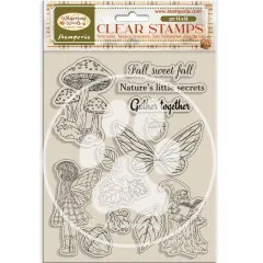 Stamperia Clear Stamps - Whispering Woods - Mushrooms and Fairies