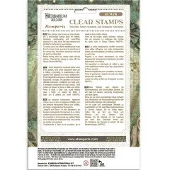 Stamperia Clear Stamps - Herbarium Silvae - Botanic