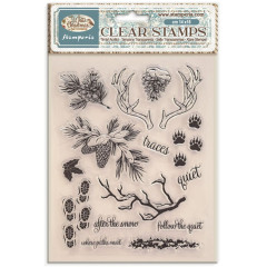 Stamperia Clear Stamps - White Christmas by Cristina Radovan
