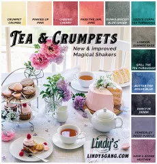 Lindys Stamp Gang - Magical Shaker 2.0 set - Tea & Crumpets