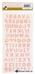 Safari Kids Glittered Epoxy Alphabet Sticker