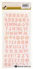 Safari Kids Glittered Epoxy Alphabet Sticker