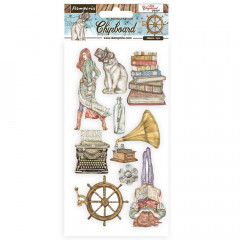 Stamperia Chipboard - Lady Vagabond Lifestyle elements