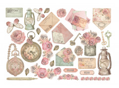 Stamperia Ephemera - Shabby Rose