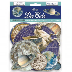 Stamperia Clear Die Cuts - Cosmos Infinity