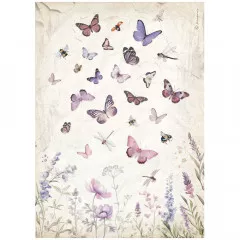 Lavender - A4 Rice Paper Selection