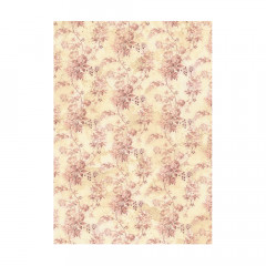 Stamperia A6 Rice Paper - Shabby Rose - Backgrounds