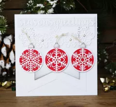 Metal Cutting Die - Snowflake Border