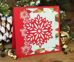 Metal Cutting Die - Snowflake Border