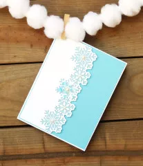 Metal Cutting Die - Snowflake Border