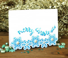 Metal Cutting Die - Snowflake Border