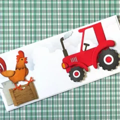 Metal Cutting Die - Hen and Rooster