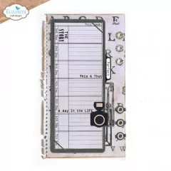 Metal Cutting Die - Planner Essentials 39 - Torn Paper with Fram